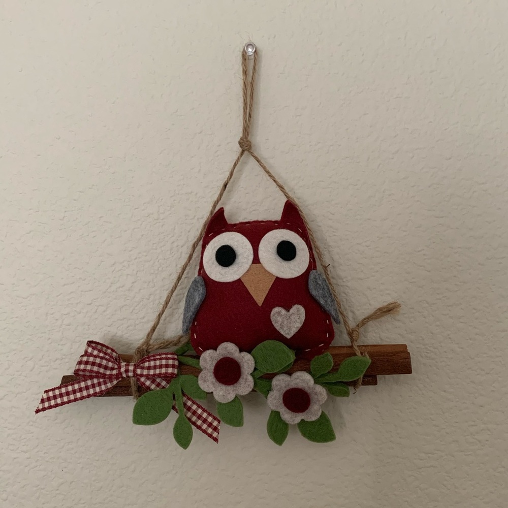 Handmade Owl door sign